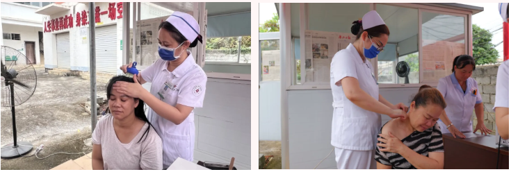 学校领导带队到隆安县南圩镇卫生院举行广西中医药大学一附院「轮值村医」健康帮扶提档升级活动