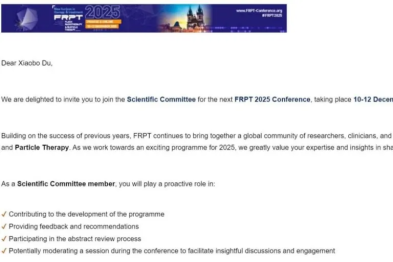 绵阳市中心医院 FLASH 放疗联合研究团队 8 项研究成果入选 2025 年国际顶尖会议！