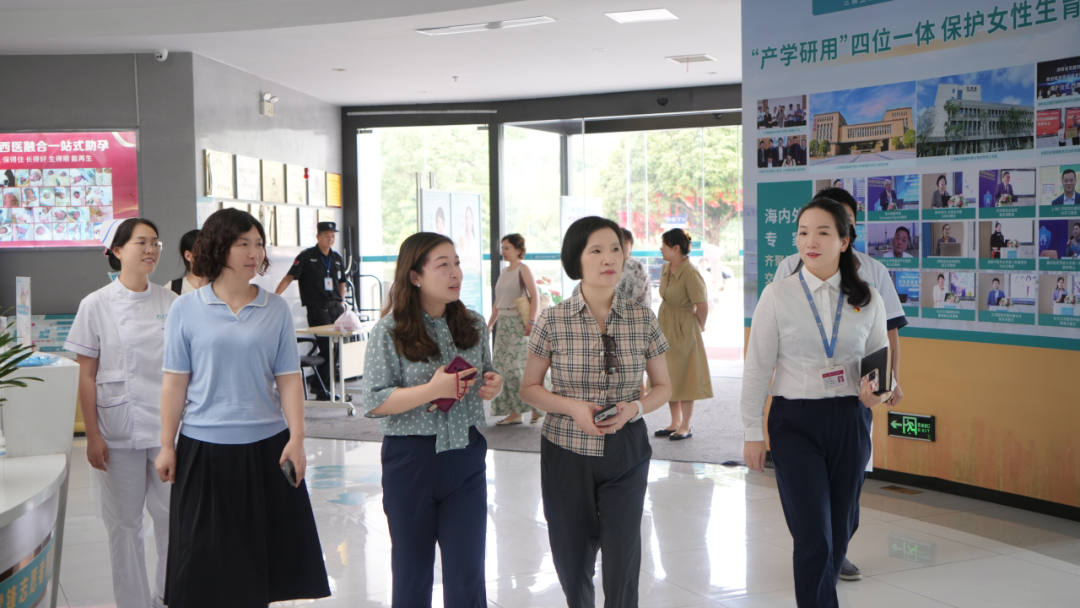 重庆市妇幼保健院叶虹教授一行来访江湾 共促生殖医学高质量发展
