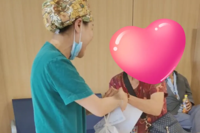 风雨无阻的温情——常州二院护士与八旬老人的暖心互动