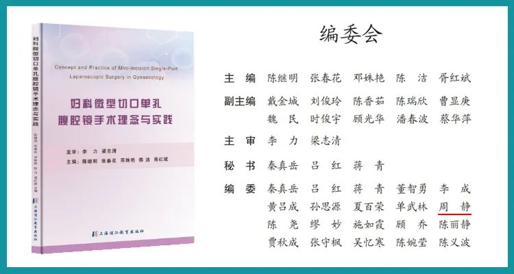 长沙江湾妇产医院技术院长周静在《妇科微型切口单孔腹腔镜手术理念与实践》上发表《微型切口单孔腹腔镜盆腔粘连松解术概述》,