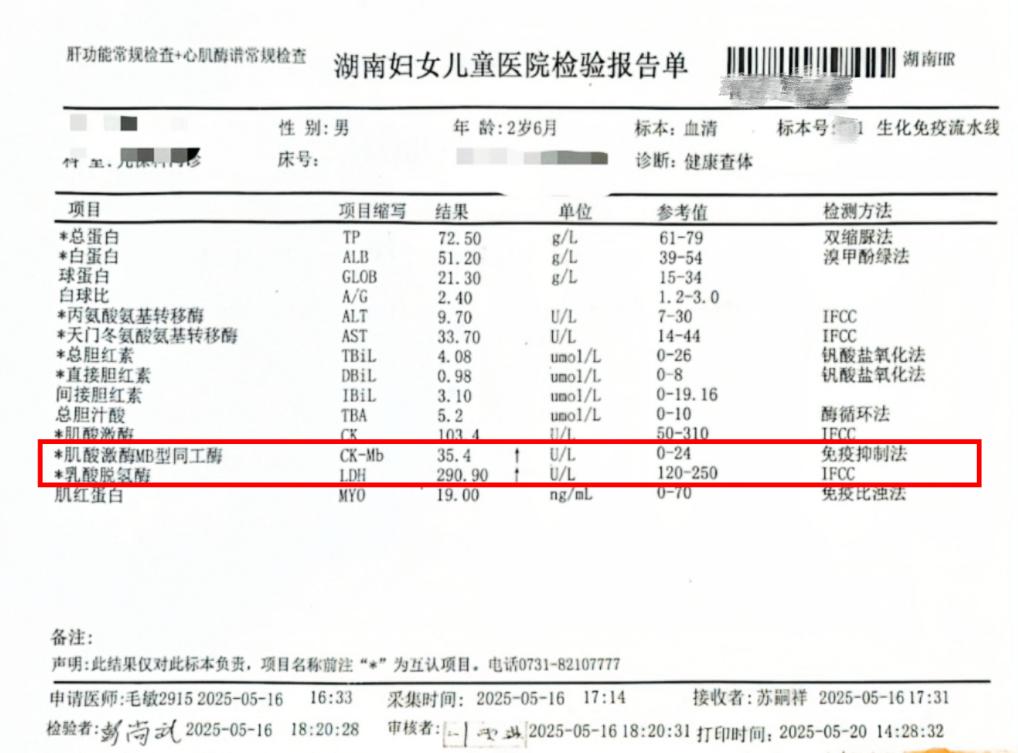 孩子「心肌酶异常」未重视,严重可能影响生长发育