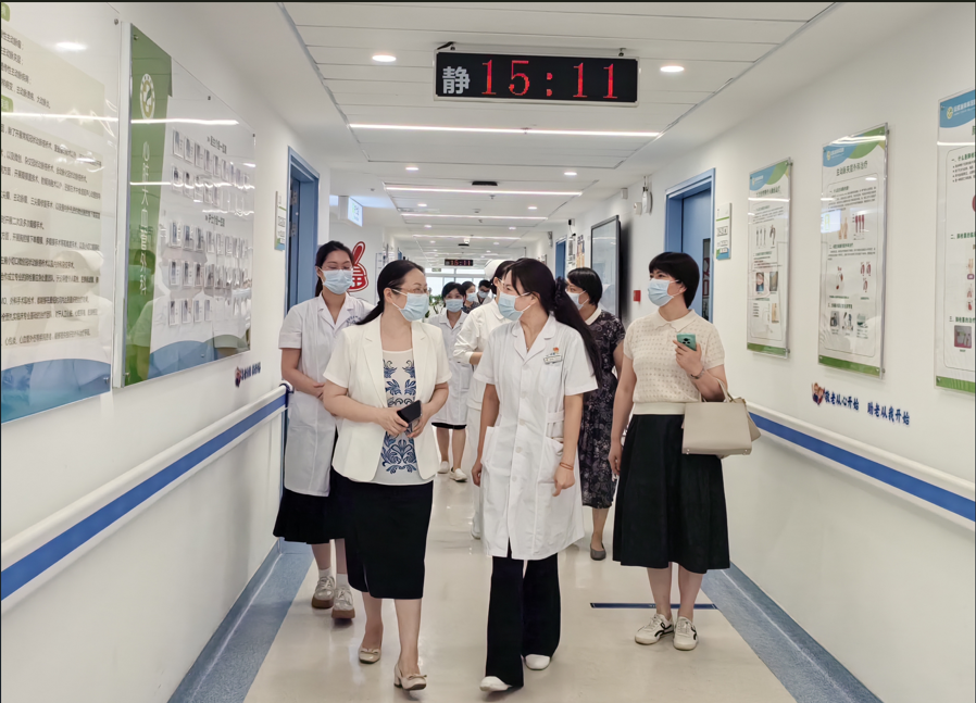 中国科技大学附属第一医院实地走访安徽省胸科医院免陪照护病房