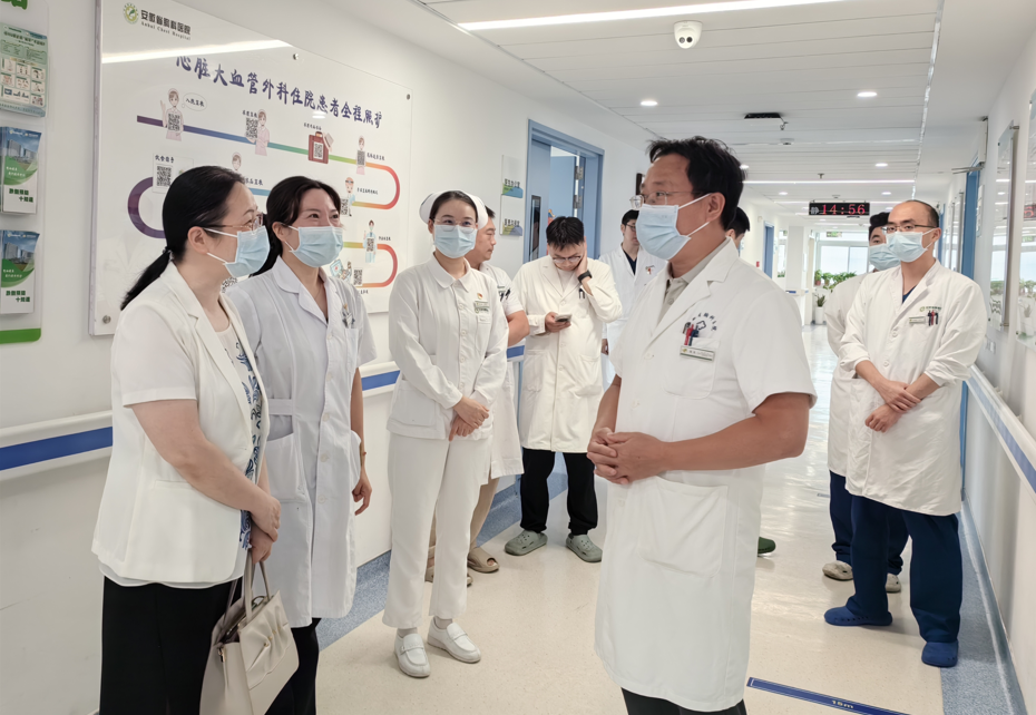 中国科技大学附属第一医院实地走访安徽省胸科医院免陪照护病房
