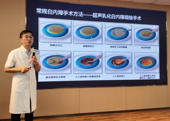 武汉普瑞眼科举办「秋风送爽·明眸晚年」白内障专家见面会