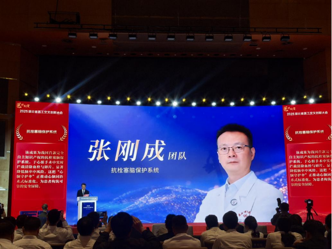 张刚成团队「抗栓塞脑保护系统」入选湖北十大医工交叉创新成果