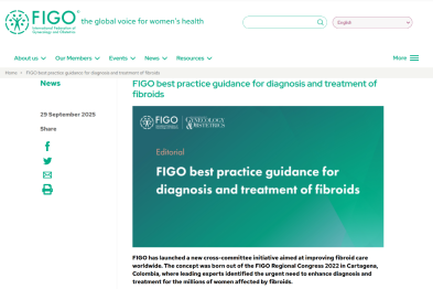 中国原创、世界领先！重庆海扶团队聚焦超声消融技术进入国际妇产科学联盟（FIGO）全球指南