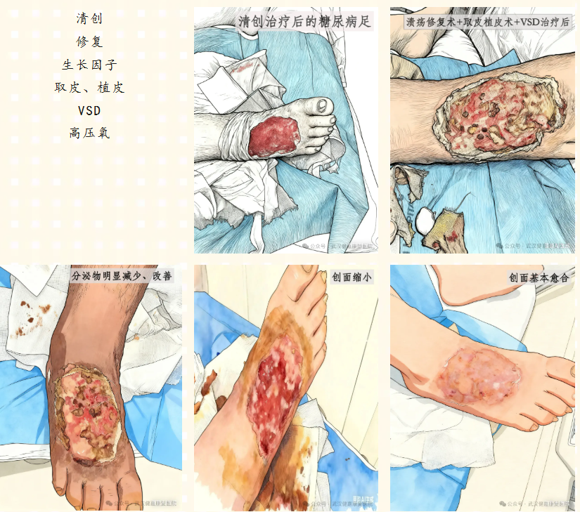糖尿病足的创面修复、综合治疗与系统康复