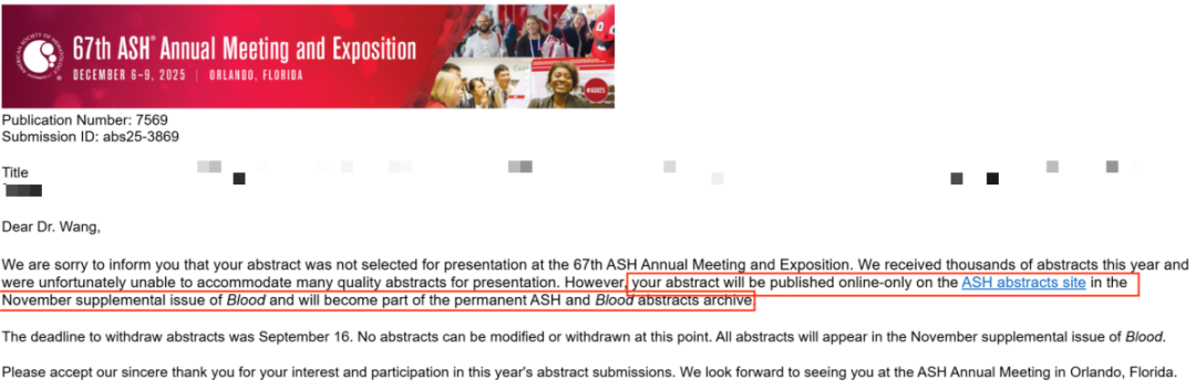 桂林医科大学第一附属医院血液内科研究成果亮相国际顶尖血液学盛会