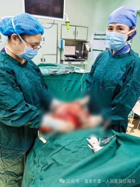 35 cm!淮安市一院妇科华馥团队成功切除巨大盆腹腔肿瘤