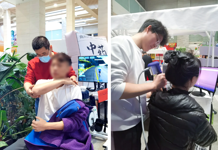 科技赋能+主动健康|天津健嘉康复医院参加南开区中医药文化节