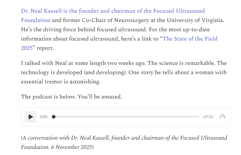 聚焦超声基金会主席 Dr. Kassell 盛赞海扶科技 产业迎爆发性增长