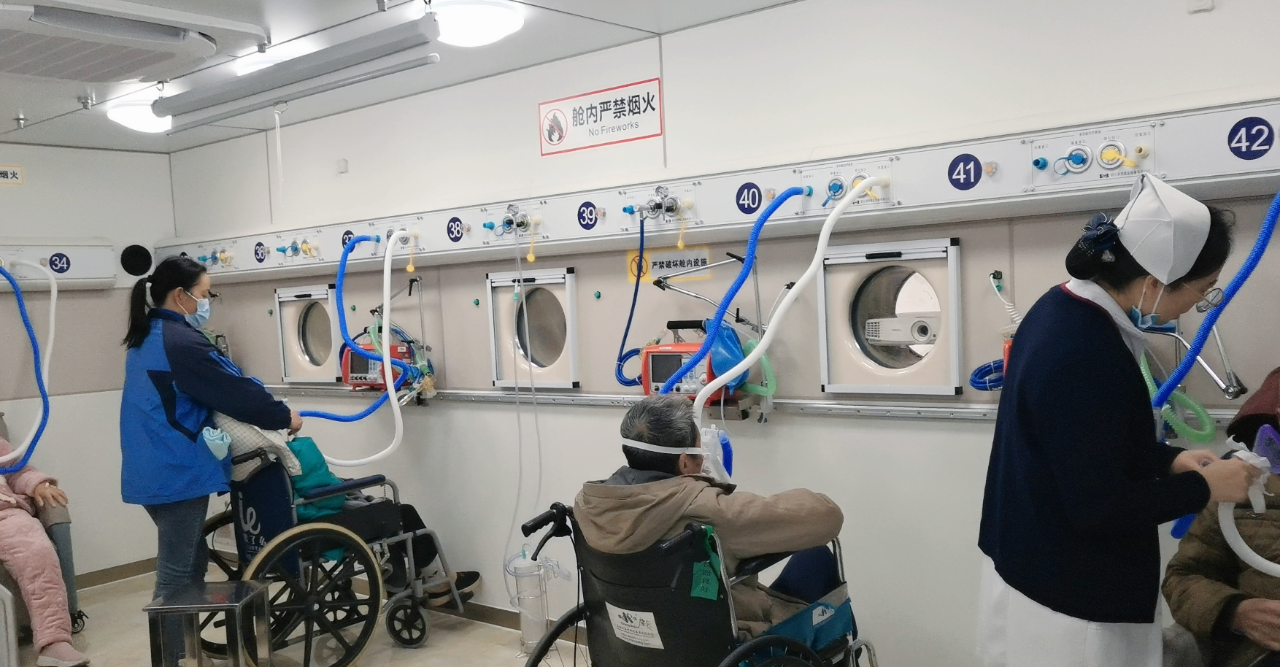 桂林医科大学二附院高压氧科开科