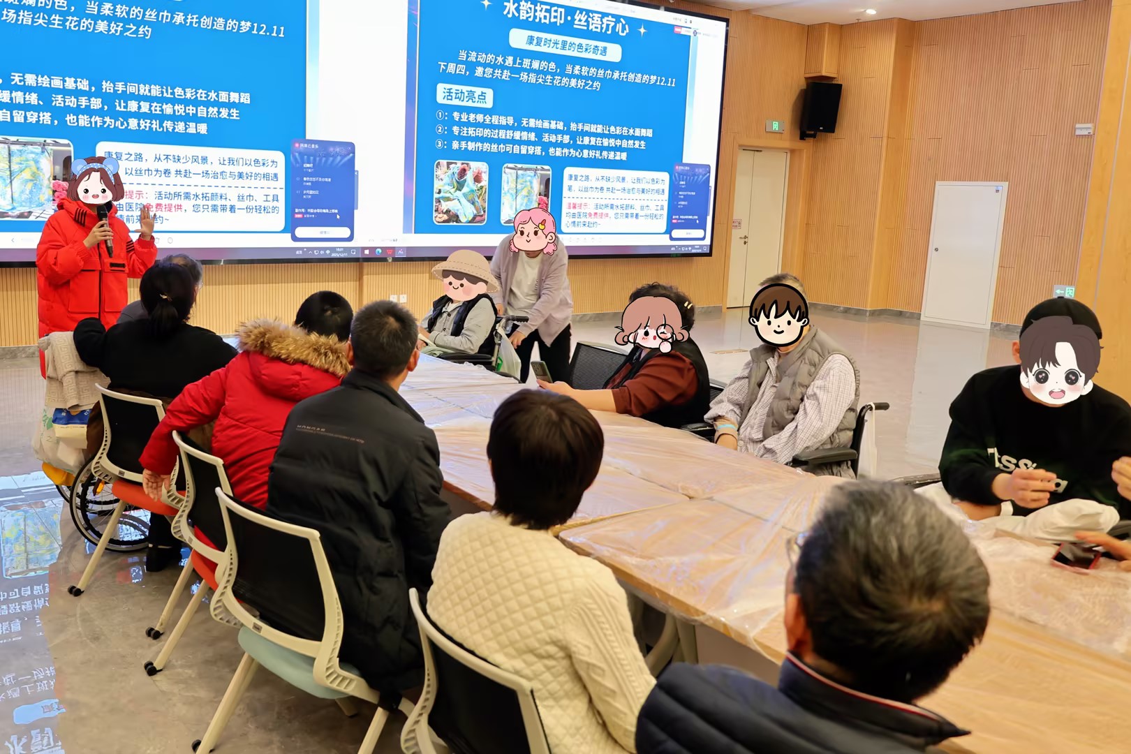 水韵拓印·丝语疗心 | 北京华生康复医院开展艺术创作融合康复训练活动