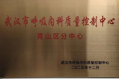 武汉市呼吸内科质量控制中心青山区分中心落户华润武钢总医院