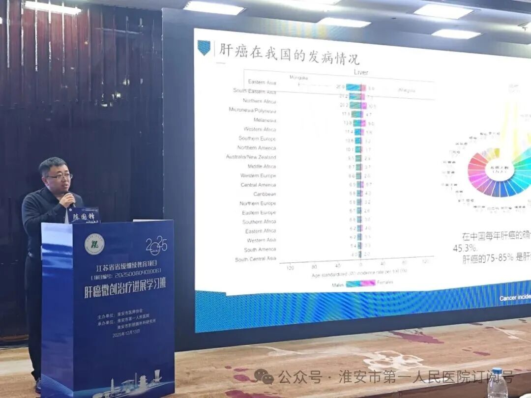 淮安市一院成功承办 2025 年省级继续教育项目《肝癌微创治疗进展学习班》