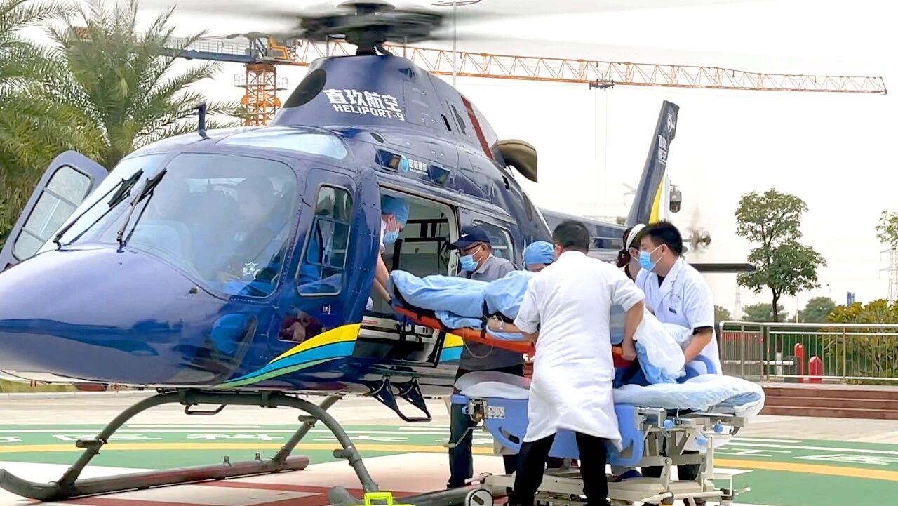 广佛空中生命通道常态化启航,三水融入大湾区「半小时救援圈」