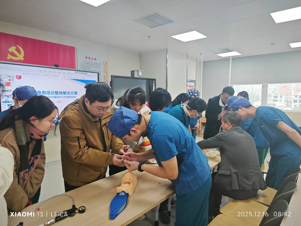 南昌大学二附院麻醉科开展困难气道管理系列之 CICO 急救专项培训