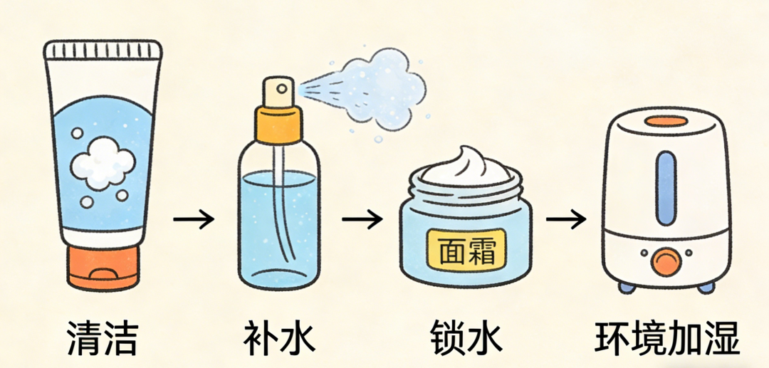 冬季护肤小课堂——越洗越痒?冬季皮肤保湿的三大误区与四个正确步骤
