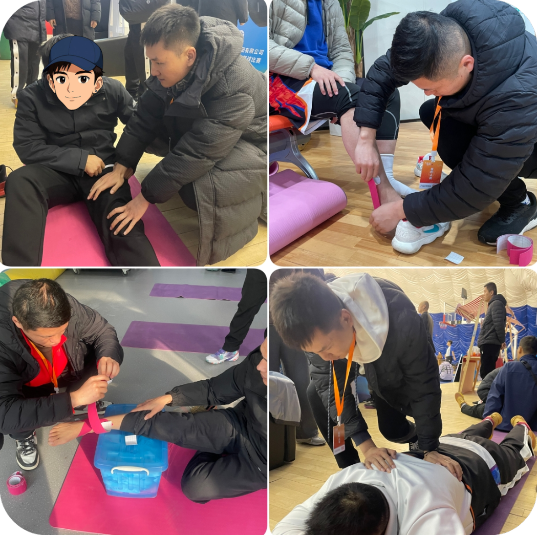 河南省直三院运动医学科受邀为豫地科技集团首届篮球赛进行全程保障