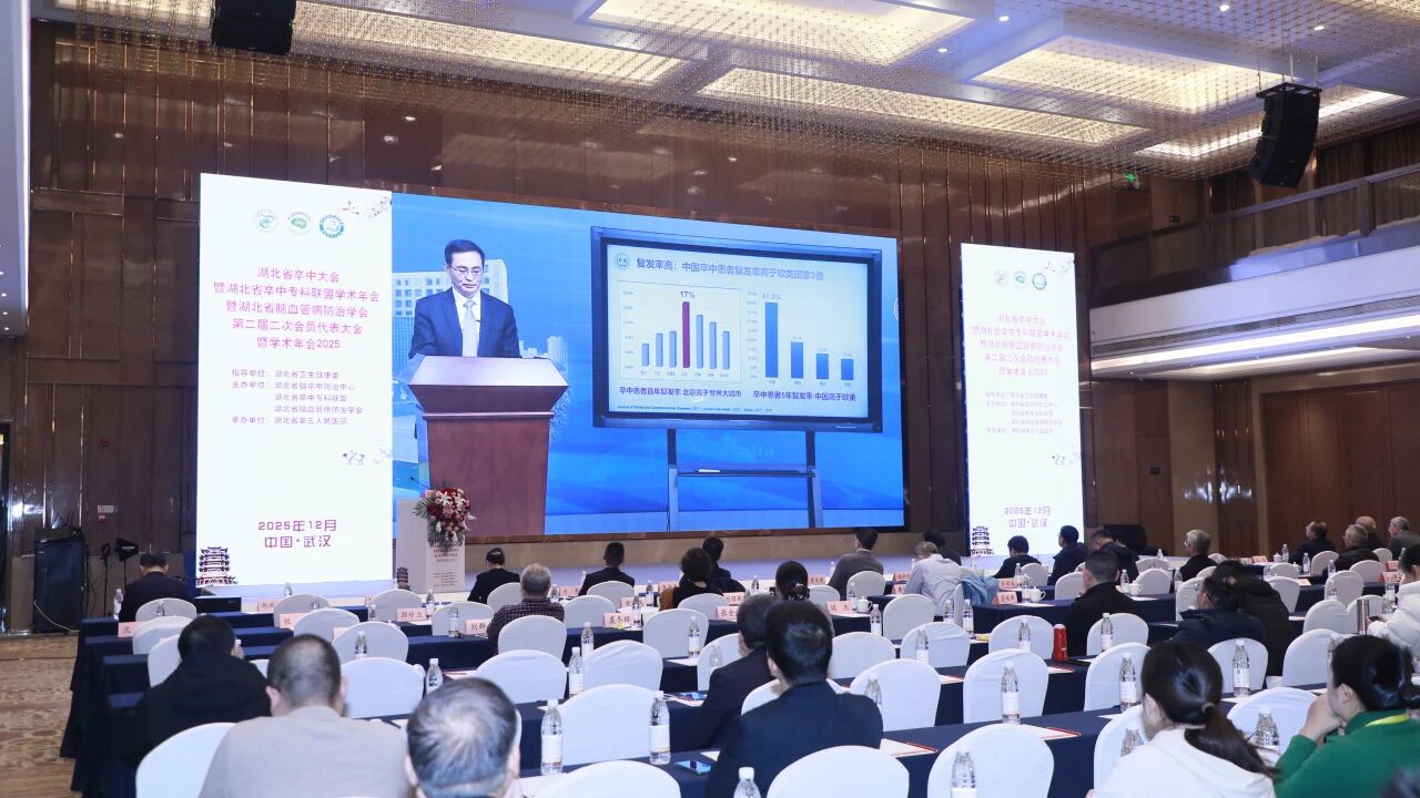 大咖齐聚 共绘脑卒中防治新蓝图——2025 湖北省卒中大会在汉召开