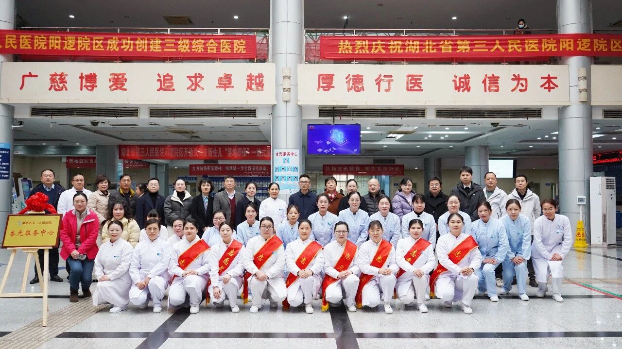 以温情服务守护健康，以人文关怀点亮杏林——湖北省第三人民医院阳逻院区「杏元服务中心」正式挂牌成立