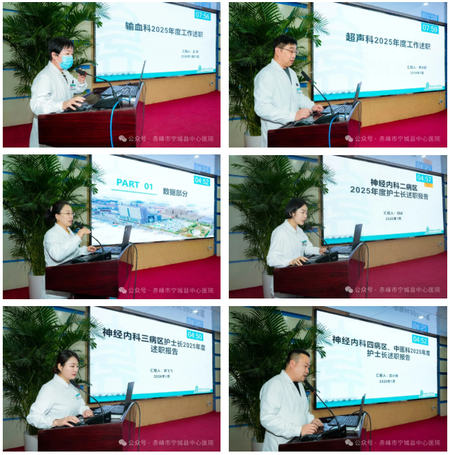 述职亮答卷 凝心启新篇 | 宁城县中心医院召开 2025 年度中层干部述职述廉报告会