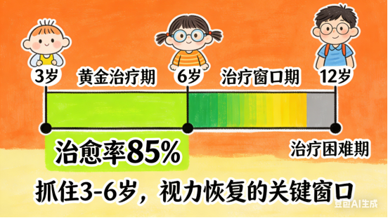 儿童弱视与近视的根本区别及最佳治疗时机。