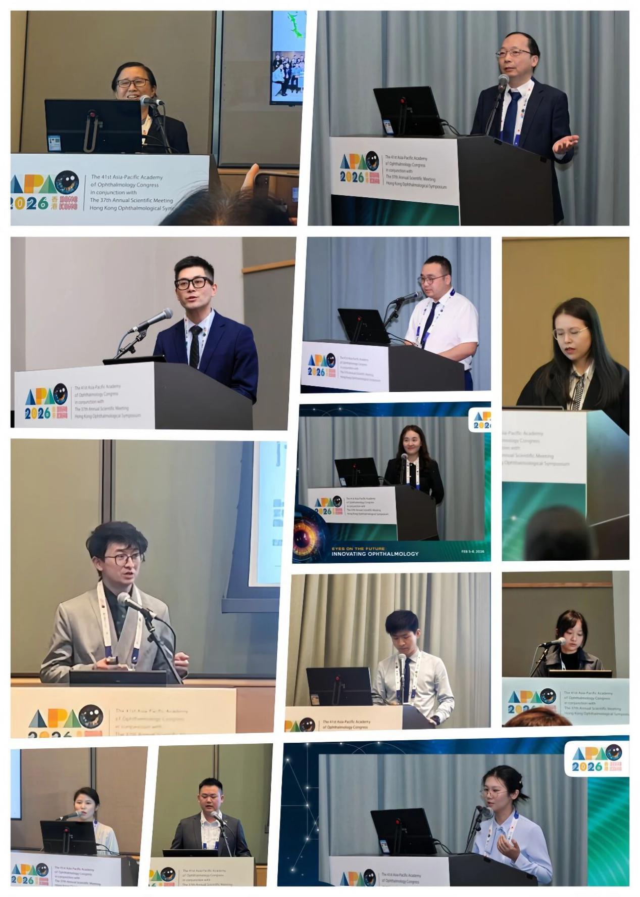 爱尔眼科长沙医学中心团队亮相 2026 亚太眼科学会年会