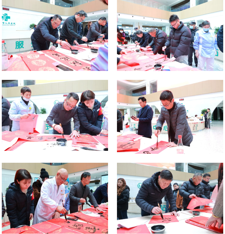 十年暖心「年俗」｜笔墨送福，红联添暖——句容市人民医院新春送春联活动年味满满