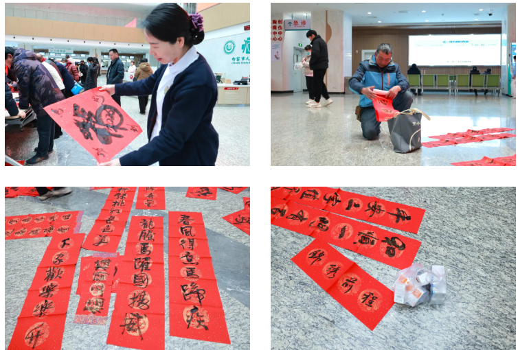 十年暖心「年俗」｜笔墨送福，红联添暖——句容市人民医院新春送春联活动年味满满