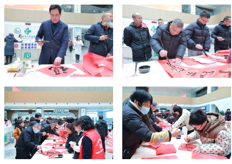 十年暖心「年俗」｜笔墨送福，红联添暖——句容市人民医院新春送春联活动年味满满