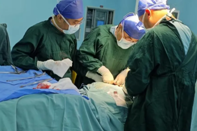 髓核游离险象环生  脊柱团队新春除患