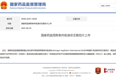 宗艾替尼上市：填补 HER2 突变肺癌治疗领域空白，为患者提供更加高效的治疗选择