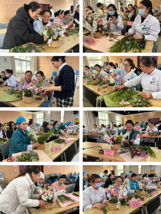 花香悦生活 巾帼绽芳华|河南省直三组织开展「三八」妇女节插花知识讲座活动