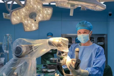 郑州市中心医院机器人精准微创换膝！