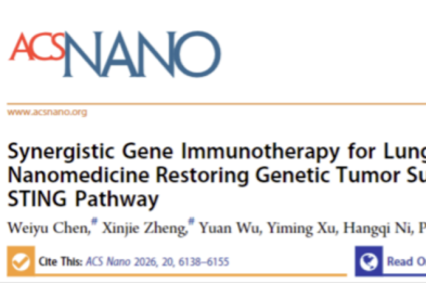 肺癌基因免疫治疗新突破！王凯教授团队研发新型抑癌基因递送系统，协同激活抗肿瘤免疫