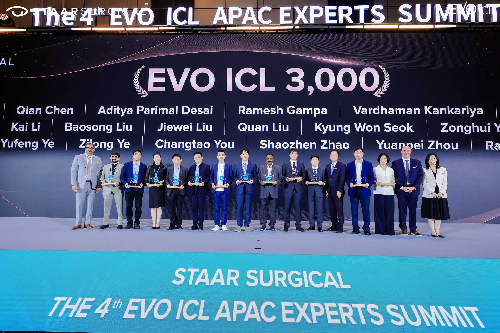 第四届 EVO ICL 亚太峰会|郑州视光眼科医院周远沛副院长斩获 ICL/TICL 大奖