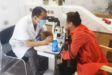 北京华厦民众眼科医院受邀走进来广营养老院开展关爱眼健康公益活动