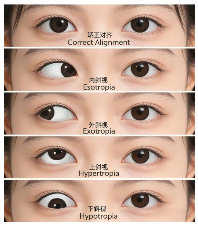 7 岁女孩外斜视,斜视矫正术守护儿童视功能发育