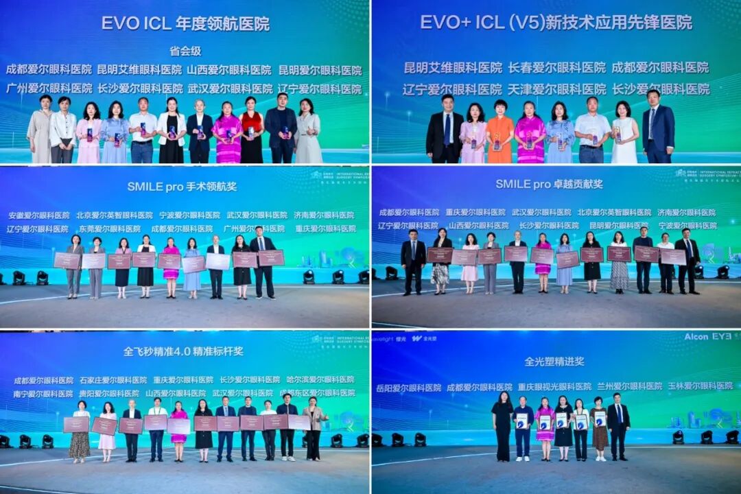 11 项大奖闪耀 IRSS!周进院长及成都爱尔眼科医院荣获多项屈光手术国际大奖