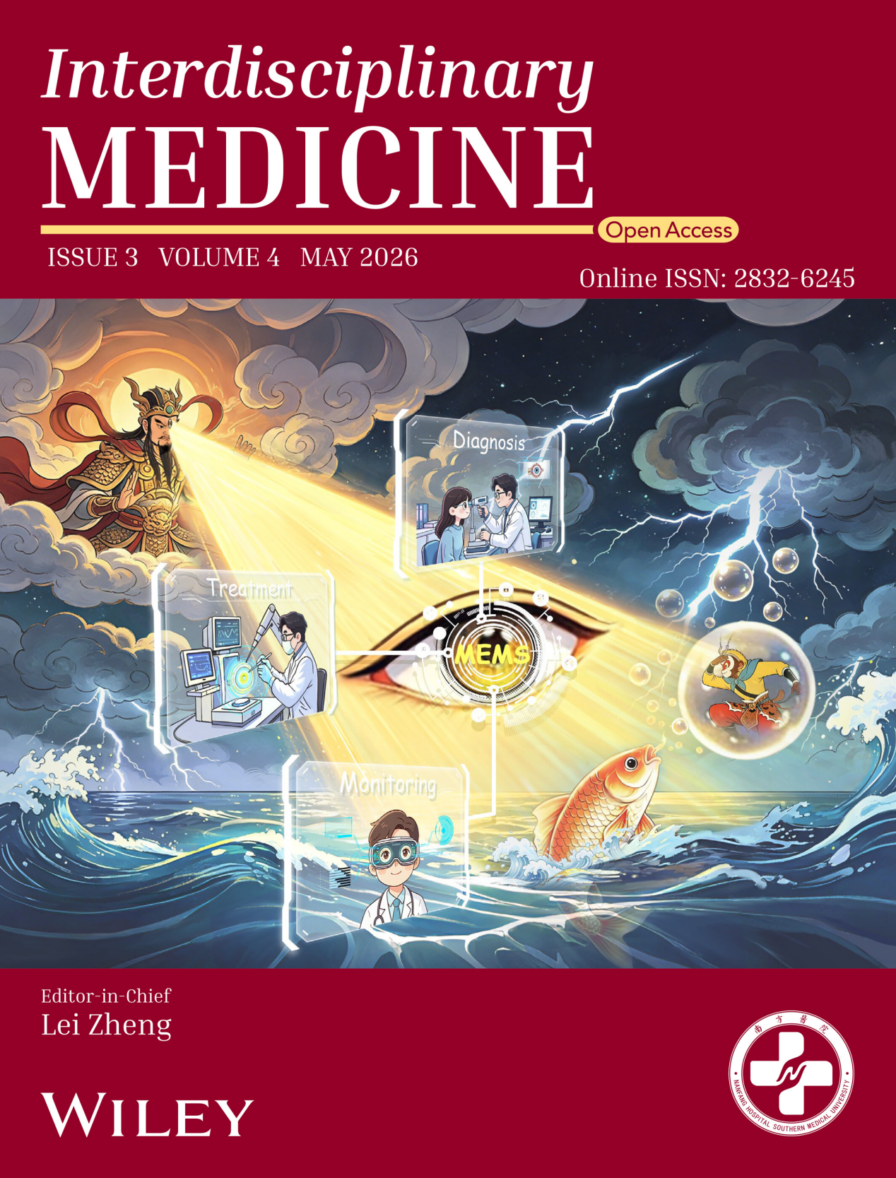 爱尔眼科联合四川大学研究成果荣登医学顶级 SCI 期刊《Interdisciplinary Medicine (IMed)》封面文章