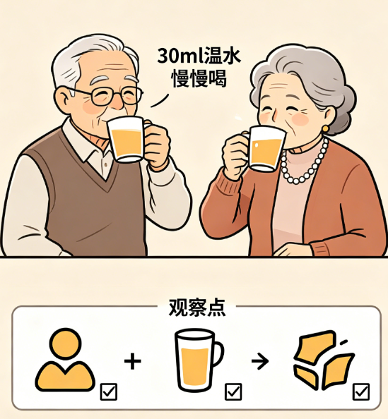 吞咽有「道」、安全有「方」——老年人吞咽障碍快速筛查科普