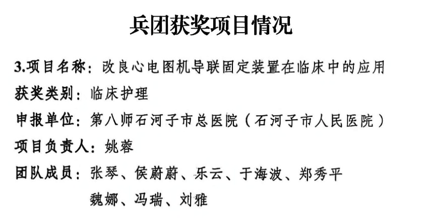 全国荣誉+1,石河子市人民医院在全国卫生健康行业青年创新大赛中斩获佳绩!