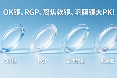 OK 镜、RGP、离焦软镜、巩膜镜大 PK！孩子近视该选哪种？