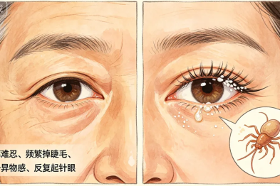 晨起眼睛奇痒、睫毛粘白屑，是上火还是眼睛长螨虫？