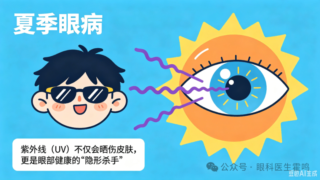 眼科医生霍鸣健康科普:夏日炎炎,眼病悄然来袭!警惕这些「高温杀手」
