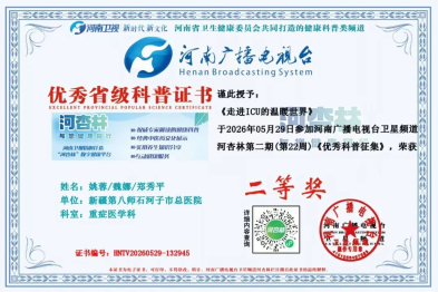 【祝贺】省级健康科普二等奖！我院重症医学科这支 ICU 团队「出圈」了