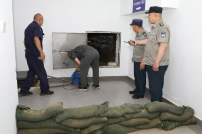以练筑防 未雨绸缪｜包头市肿瘤医院开展暴雨雨水倒灌防汛应急专项演练
