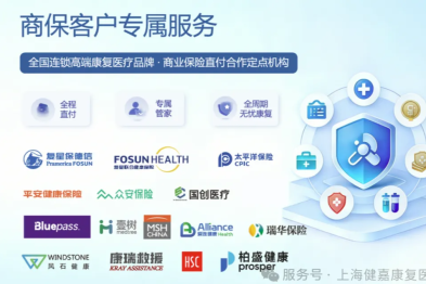 上海健嘉康复医院商保直付服务全面启航，多家知名保司携手共创康复新未来！